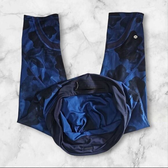 Lululemon Size 10 Floral 23" Leggings - Picture 2 of 5